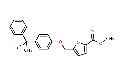 CAS 832740-52-0 | Methyl 5-((4-(2-phenylpropan-2-yl)phenoxy)methyl)furan-2-carboxylate