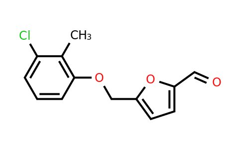 CAS 832740-87-1 | 5-((3-Chloro-2-methylphenoxy)methyl)furan-2-carbaldehyde