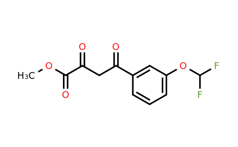 CAS 832741-03-4 | Methyl 4-(3-(difluoromethoxy)phenyl)-2,4-dioxobutanoate