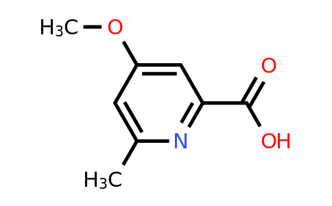 CAS 83282-64-8 | 4-Methoxy-6-methylpyridine-2-carboxylic acid
