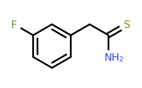 CAS 834861-71-1 | 2-(3-fluorophenyl)ethanethioamide