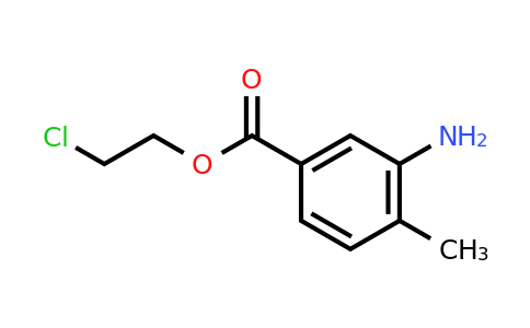 CAS 83488-00-0 | 2-Chloroethyl 3-amino-4-methylbenzoate