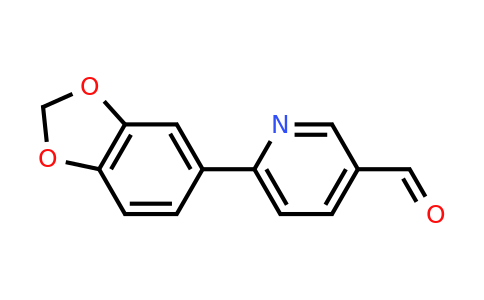 CAS 834884-64-9 | 6-Benzo[1,3]dioxol-5-ylpyridine-3-carboxaldehyde