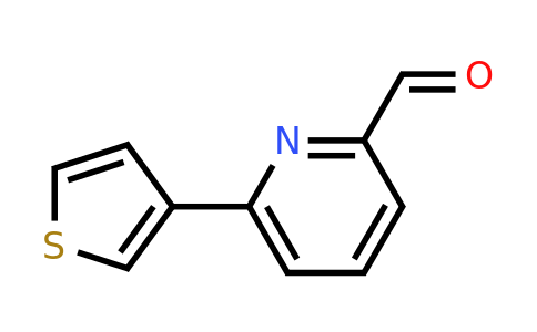 CAS 834884-76-3 | 6-(Thiophen-3-yl)picolinaldehyde