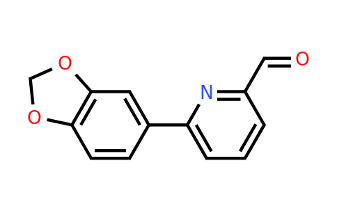 CAS 834884-78-5 | 6-(1,3-Benzodioxol-5-YL)-2-pyridinecarboxaldehyde