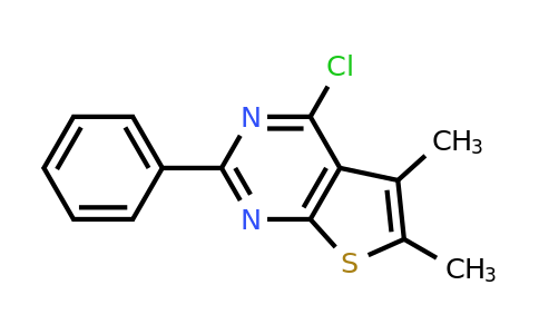 CAS 83548-60-1 | 4-chloro-5,6-dimethyl-2-phenylthieno[2,3-d]pyrimidine