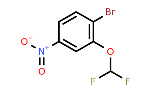 CAS 835633-47-1 | 1-bromo-2-(difluoromethoxy)-4-nitrobenzene