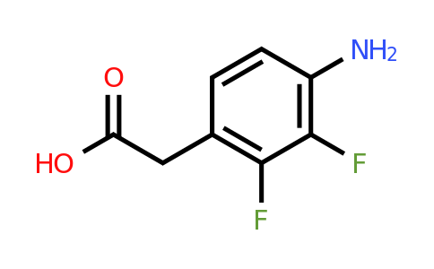 CAS 835912-66-8 | (4-Amino-2,3-difluorophenyl)acetic acid