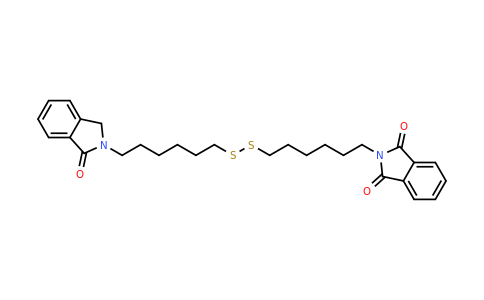 CAS 83626-78-2 | 2-(6-((6-(1-Oxoisoindolin-2-yl)hexyl)disulfanyl)hexyl)isoindoline-1,3-dione