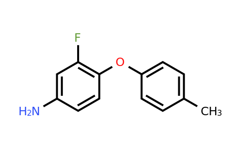 CAS 83660-65-5 | 3-Fluoro-4-(p-tolyloxy)aniline