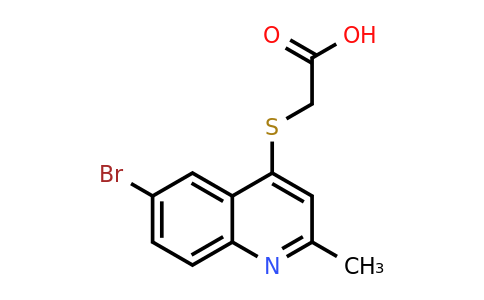 CAS 836646-69-6 | 2-((6-Bromo-2-methylquinolin-4-yl)thio)acetic acid