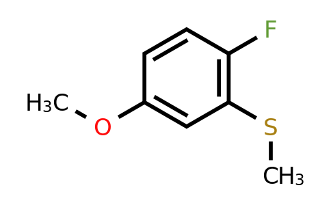 CAS 836678-96-7 | 1-Fluoro-4-methoxy-2-methylsulfanylbenzene