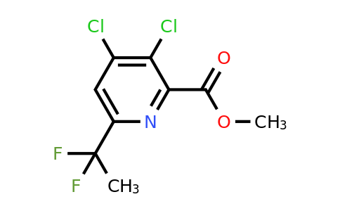 CAS 837367-57-4 | methyl 3,4-dichloro-6-(1,1-difluoroethyl)pyridine-2-carboxylate