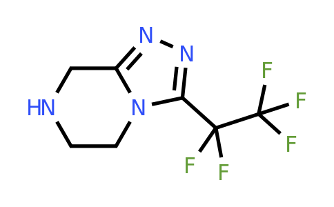 CAS 837430-19-0 | 3-(pentafluoroethyl)-5H,6H,7H,8H-[1,2,4]triazolo[4,3-a]pyrazine
