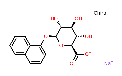 CAS 83833-12-9 | Sodium (2S,3S,4S,5R,6S)-3,4,5-trihydroxy-6-(naphthalen-1-yloxy)tetrahydro-2H-pyran-2-carboxylate