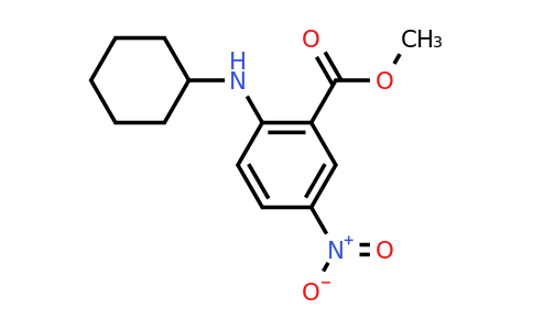 CAS 83909-56-2 | Methyl 2-(cyclohexylamino)-5-nitrobenzoate