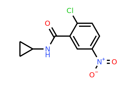 CAS 83909-70-0 | 2-Chloro-N-cyclopropyl-5-nitrobenzamide