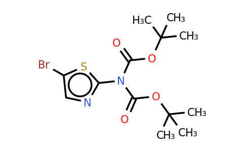 CAS 840493-96-1 | N-(5-bromothiazol-2-YL)zazbis(biscarbonic acid) bis-1,1-dimethylethyl ester