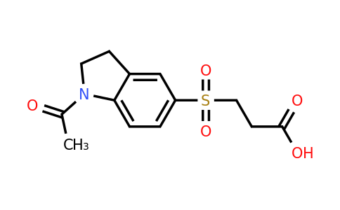 CAS 841275-85-2 | 3-((1-Acetylindolin-5-yl)sulfonyl)propanoic acid