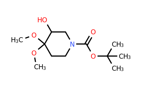 CAS 841286-80-4 | tert-butyl 3-hydroxy-4,4-dimethoxypiperidine-1-carboxylate