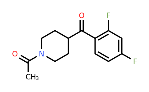 CAS 84162-82-3 | 4-(2',4'-Difluorobenzoyl)-1-acetylpiperidine