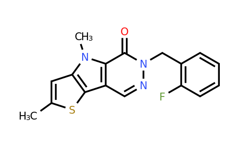 CAS 842112-70-3 | 6-(2-Fluorobenzyl)-2,4-dimethyl-4H-thieno[2',3':4,5]pyrrolo[2,3-d]pyridazin-5(6H)-one