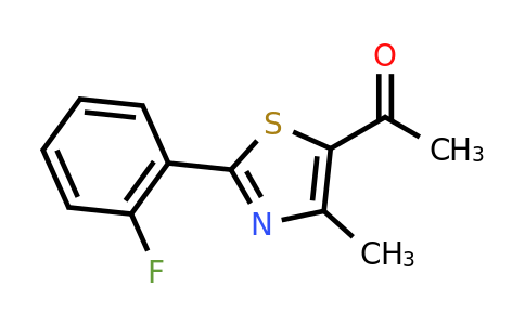 CAS 842115-55-3 | 1-[2-(2-Fluorophenyl)-4-methyl-1,3-thiazol-5-yl]ethan-1-one