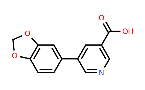 CAS 842170-41-6 | 5-(3,4-Methylenedioxyphenyl)nicotinic acid