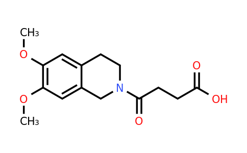 CAS 842955-83-3 | 4-(6,7-dimethoxy-1,2,3,4-tetrahydroisoquinolin-2-yl)-4-oxobutanoic acid