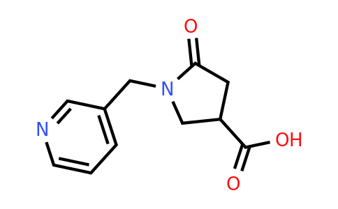 CAS 842958-29-6 | 5-Oxo-1-(pyridin-3-ylmethyl)pyrrolidine-3-carboxylic acid