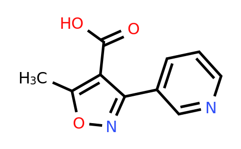 CAS 842958-54-7 | 5-methyl-3-(pyridin-3-yl)-1,2-oxazole-4-carboxylic acid