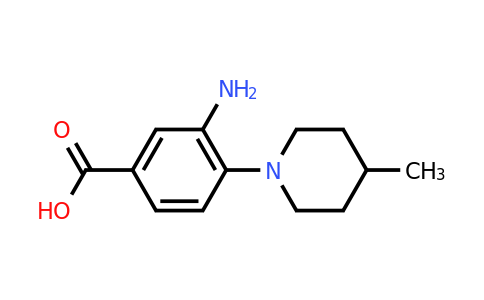 CAS 842965-30-4 | 3-Amino-4-(4-methylpiperidin-1-yl)benzoic acid