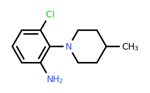 CAS 842965-35-9 | 3-Chloro-2-(4-methylpiperidin-1-yl)aniline