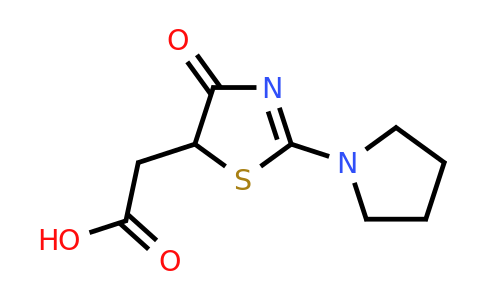 CAS 842976-95-8 | 2-[4-oxo-2-(pyrrolidin-1-yl)-4,5-dihydro-1,3-thiazol-5-yl]acetic acid