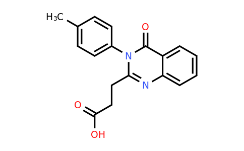 CAS 84312-87-8 | 3-[3-(4-methylphenyl)-4-oxo-3,4-dihydroquinazolin-2-yl]propanoic acid