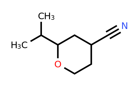 CAS 84360-50-9 | 2-(propan-2-yl)oxane-4-carbonitrile