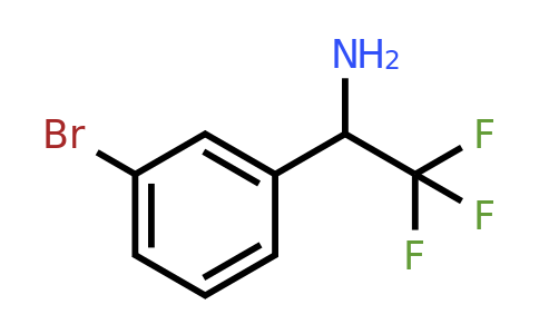 CAS 843608-45-7 | 1-(3-Bromophenyl)-2,2,2-trifluoroethanamine