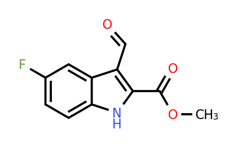 CAS 843629-51-6 | Methyl 5-fluoro-3-formyl-1H-indole-2-carboxylate