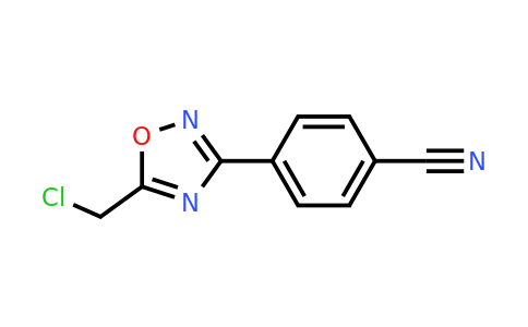 CAS 844498-81-3 | 4-[5-(Chloromethyl)-1,2,4-oxadiazol-3-YL]benzonitrile
