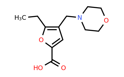 CAS 844882-31-1 | 5-Ethyl-4-(morpholinomethyl)furan-2-carboxylic acid