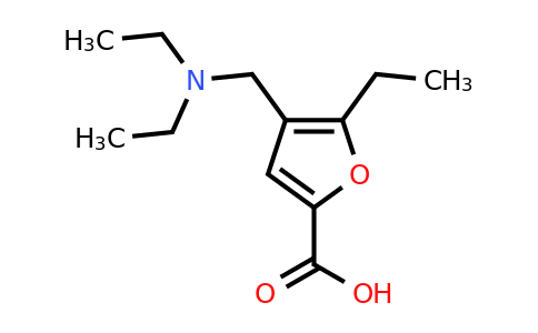 CAS 844882-34-4 | 4-((Diethylamino)methyl)-5-ethylfuran-2-carboxylic acid
