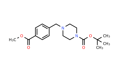 CAS 844891-11-8 | Tert-butyl 4-[4-(methoxycarbonyl)benzyl]piperazine-1-carboxylate