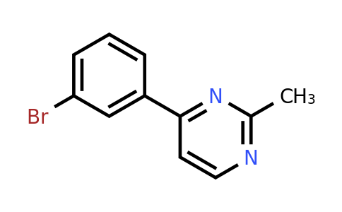 CAS 844891-12-9 | 4-(3-Bromophenyl)-2-methylpyrimidine