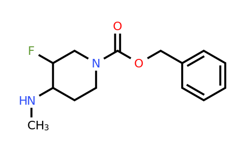 CAS 845256-60-2 | benzyl 3-fluoro-4-(methylamino)piperidine-1-carboxylate