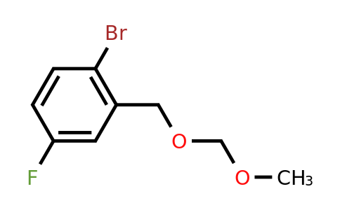 CAS 845301-93-1 | 1-Bromo-4-fluoro-2-((methoxymethoxy)methyl)benzene