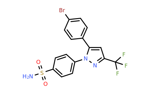 4-[5-(4-Bromophenyl)-3-(trifluoromethyl)-1H-pyrazol-1-YL]benzenesulfonamide