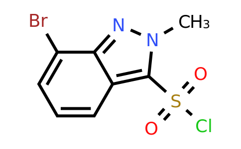7-bromo-2-methyl-2H-indazole-3-sulfonyl chloride