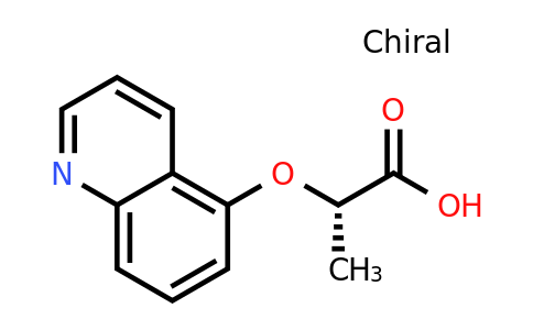 CAS 845776-06-9 | (S)-2-(quinolin-5-yloxy)propanoic acid