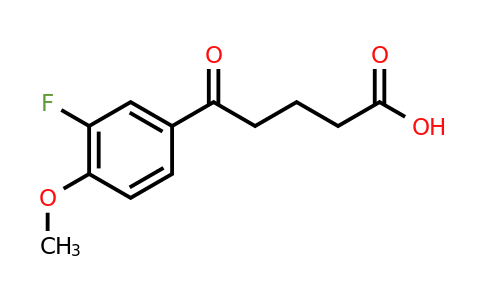 CAS 845781-33-1 | 5-(3-fluoro-4-methoxyphenyl)-5-oxopentanoic acid
