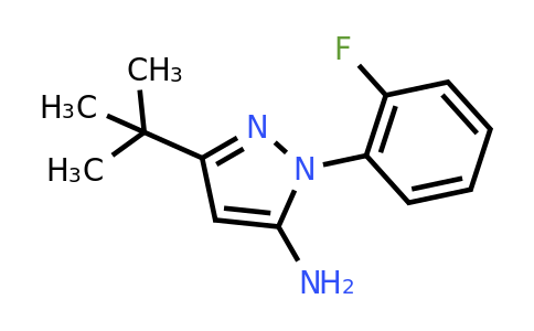 CAS 845866-86-6 | 5-tert-Butyl-2-(2-fluoro-phenyl)-2H-pyrazol-3-ylamine